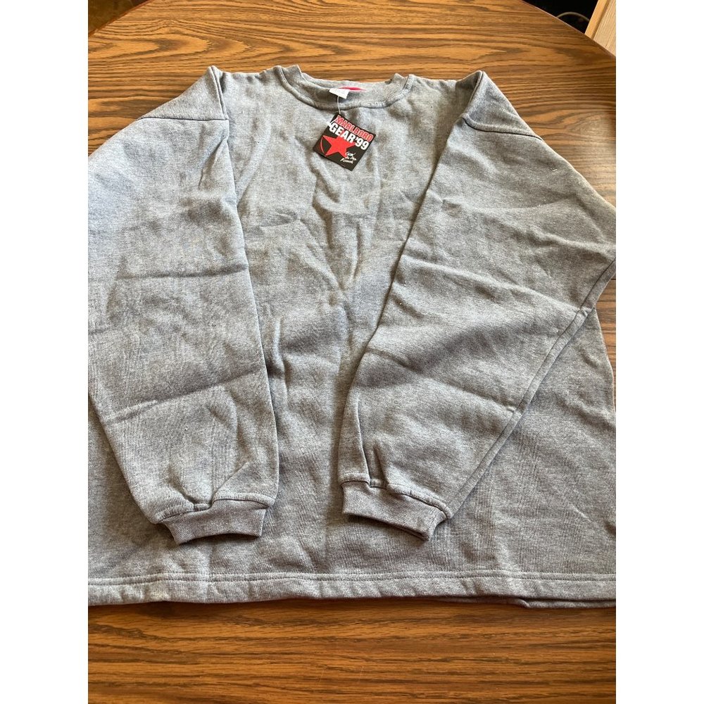 Marlboro gear ‘99 gray long sleeved crew neck sweatshirt NOS vintage